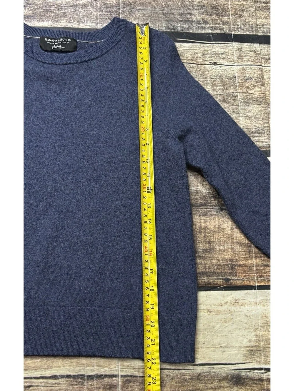 Banana Republic Sweater Womens Small Italian Merino Wool Baruffa Crew Neck